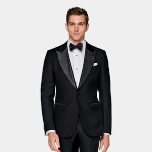 Black Lazio Tuxedo (Suit Supply) Jacket and Trousers